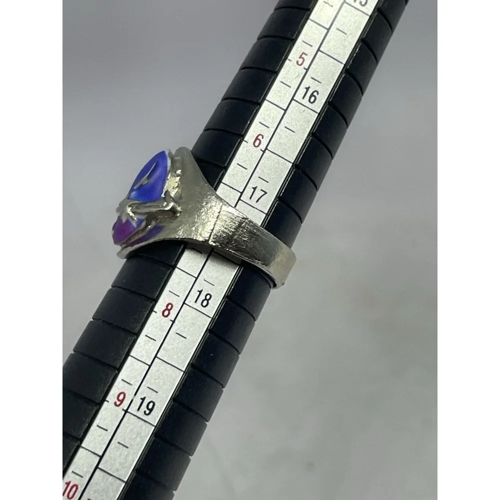 Hot Topic Moon & Stars Ring Size 7 Blue Purple Mystical Women Teens